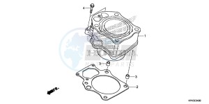 TRX420FMD TRX420 Europe Direct - (ED) drawing CYLINDER