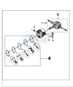 KISBEE A NX drawing CRANKSHAFT AND ZUIGER