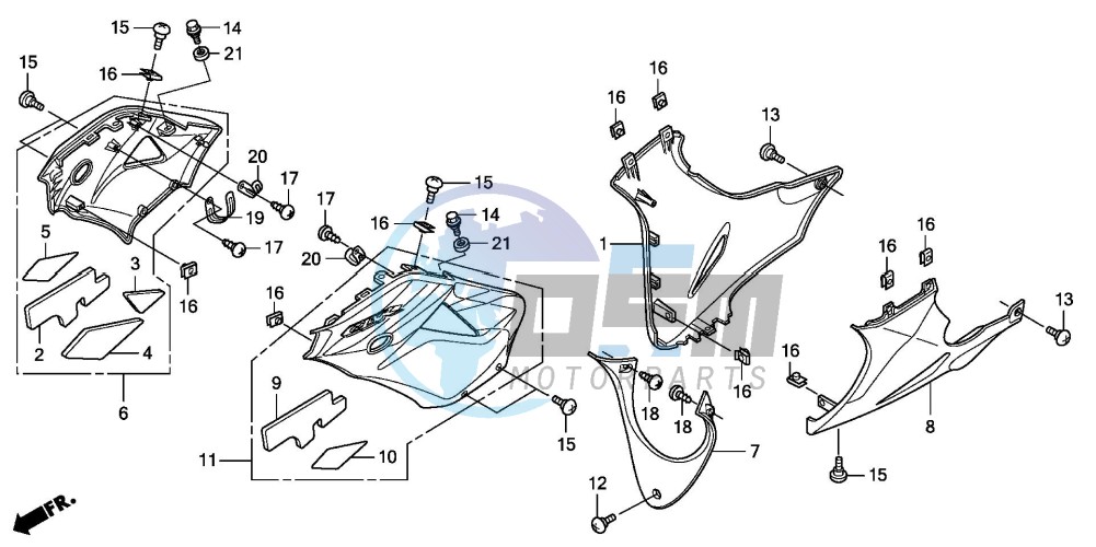 UNDER COWL (CBR125RW7)