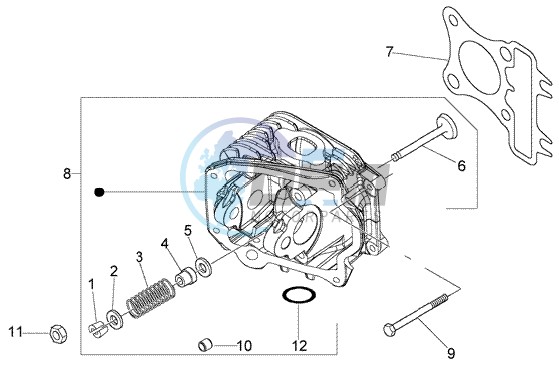 Cylinder head - valves