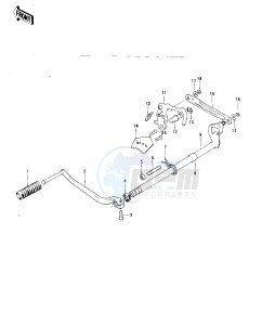 F11 (-A) 250 drawing GEAR CHANGE MECHANISM -- 73-75 F11_F11-A_F11-B- -