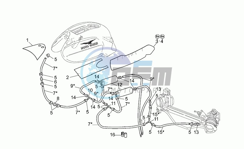 Fuel vapour recover system