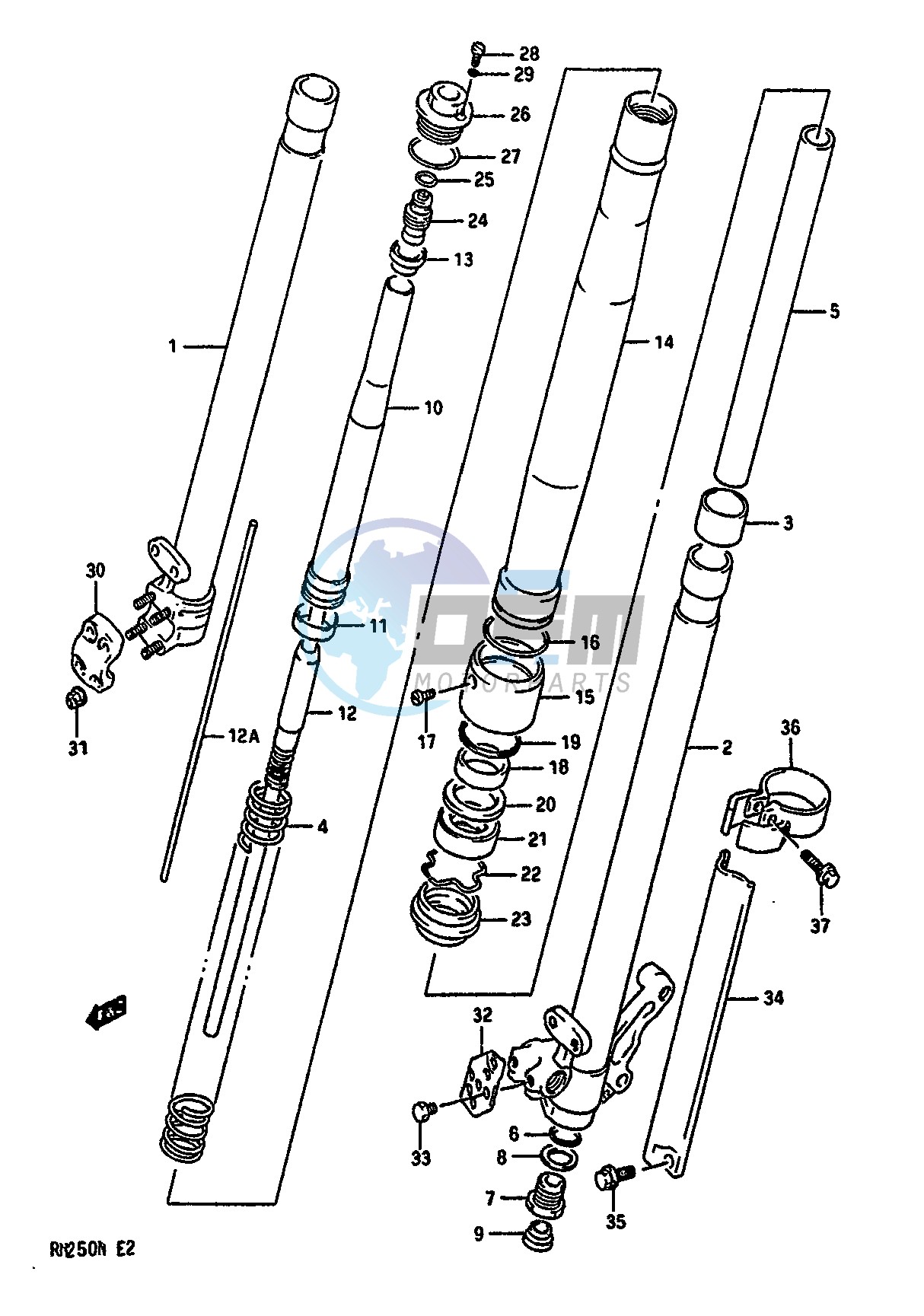 FRONT DAMPER (MODEL M)