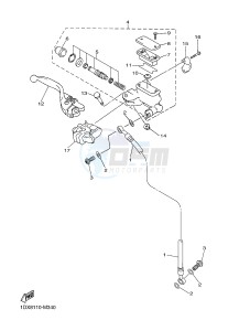 WR250F (2GB2 2GB3 2GB4 2GB4) drawing FRONT MASTER CYLINDER