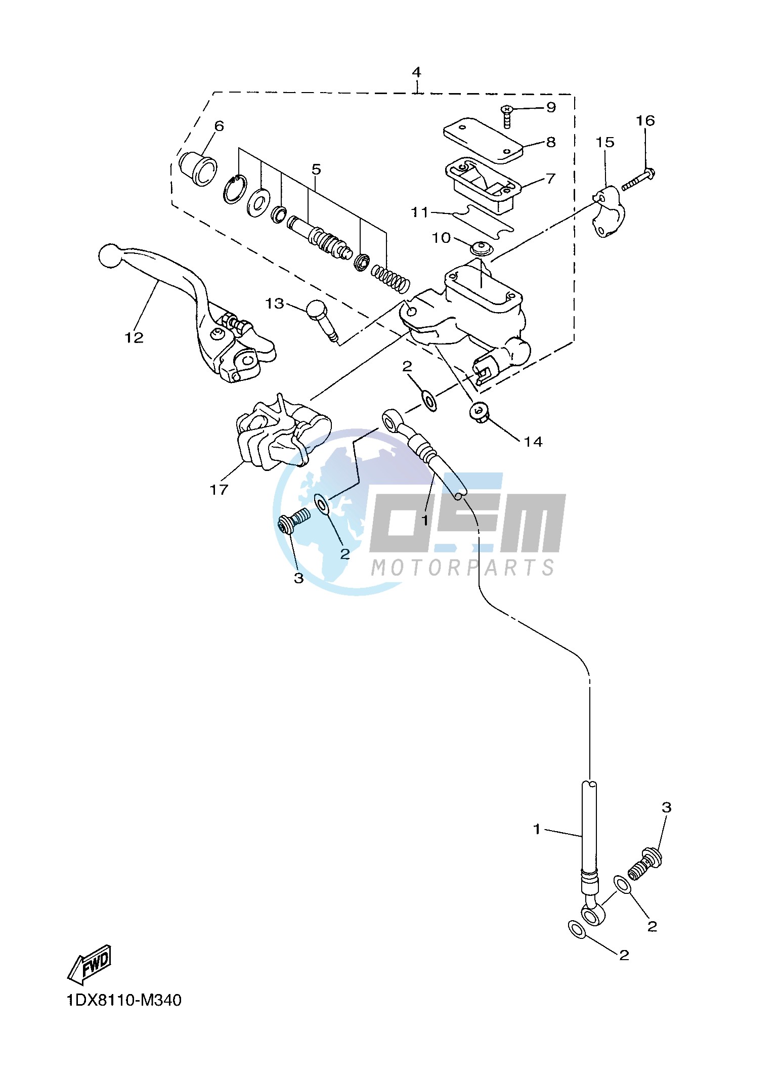 FRONT MASTER CYLINDER