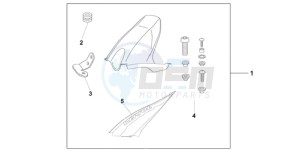 CBR1000RA9 Europe Direct - (ED / ABS MME) drawing HUGGER REPSOL REPLICA