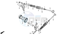 C90ST 70 drawing CAMSHAFT/VALVE