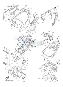 FZ8-S ABS FZ8 FAZER (ABS) 800 (1BD4 1BD6) drawing FENDER