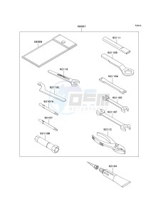 KL 125 D [KLR125] (D20-D22) [KLR125] drawing OWNERS TOOLS