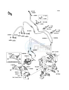 ER-6n ABS ER650B7F GB XX (EU ME A(FRICA) drawing Brake Piping