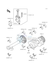 EX 500 A [EX500] (A4-A7) [EX500] drawing CRANKSHAFT