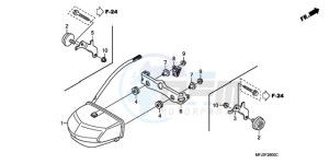 CBR600RR9 Europe Direct - (ED / MME SPC) drawing TAILLIGHT