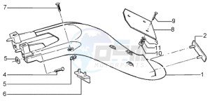 Liberty 50 2t RST ptt (CH) Switserland drawing Rear mudguard