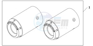 GL18009 E / MKH drawing CHROME EX.TIPS C