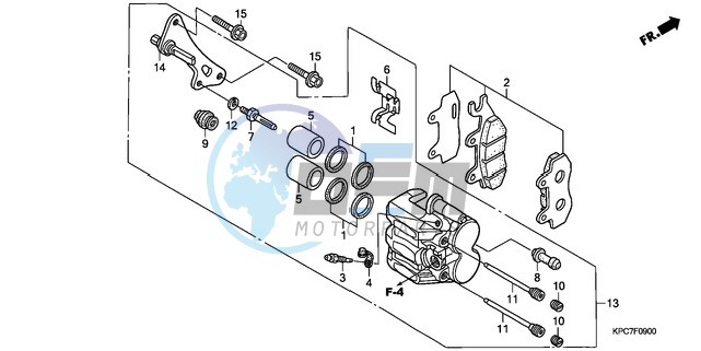 FRONT BRAKE CALIPER