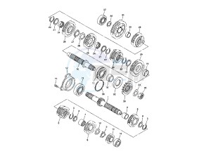 YZF R46 600 drawing TRANSMISSION