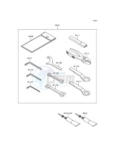 ER-6F EX650EFF XX (EU ME A(FRICA) drawing Owner's Tools