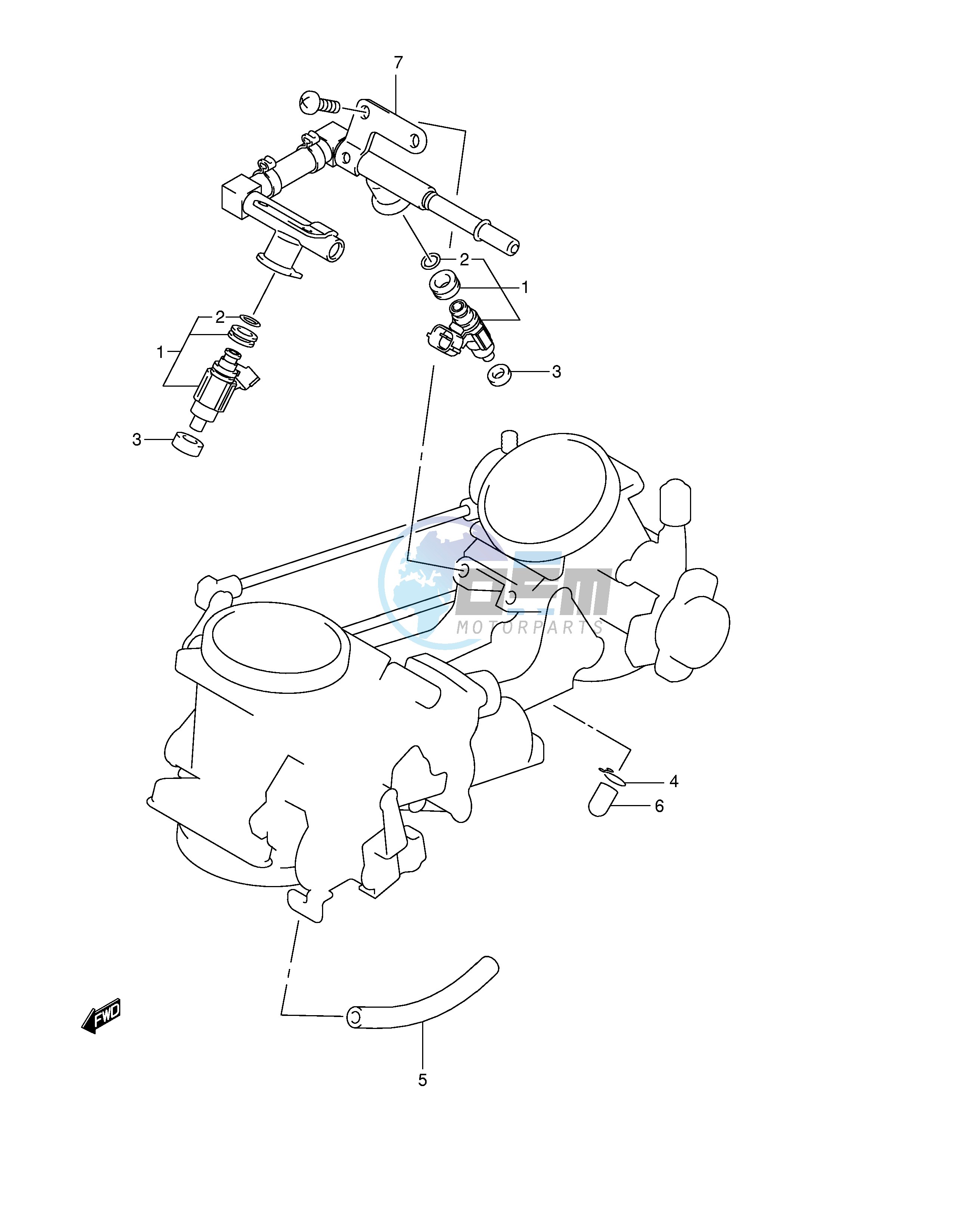 THROTTLE BODY FITTING