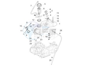 SPRINT 150 4T 3V IE ABS E3 (EMEA) drawing Fuel tank