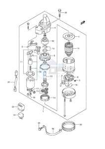 DF 250 drawing Starting Motor