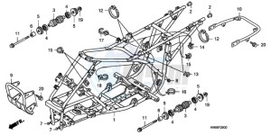 TRX250XA Europe Direct - (ED) drawing FRAME BODY