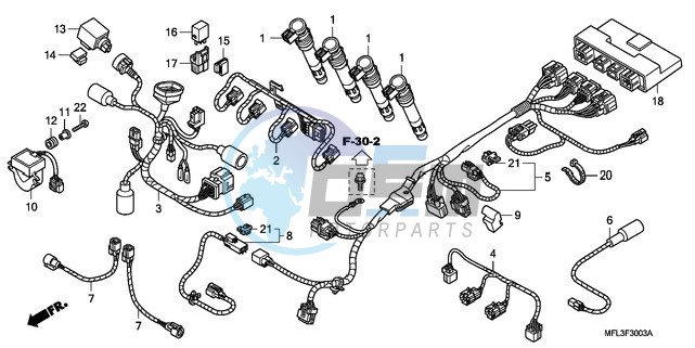 SUB HARNESS (CBR1000RA)