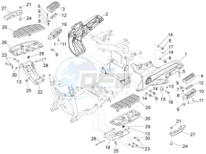 California 1400 Touring ABS USA-CND 1380 drawing Foot rests