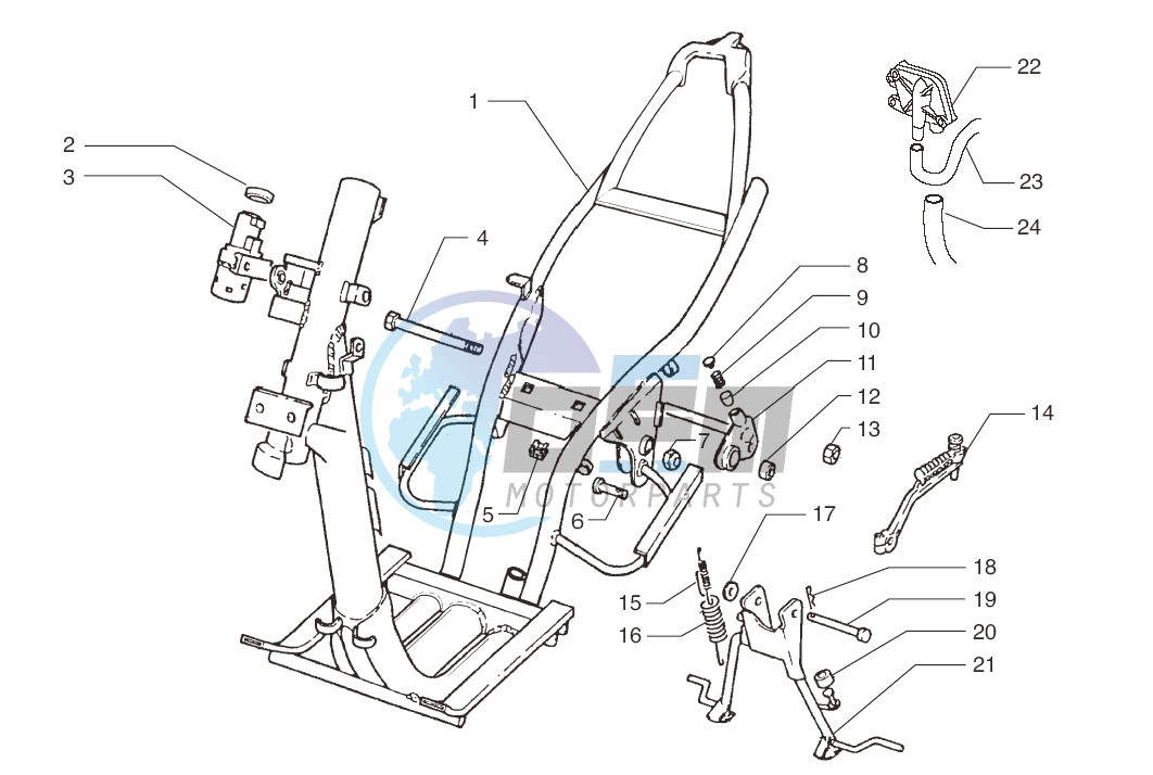 Chassis-Central stand