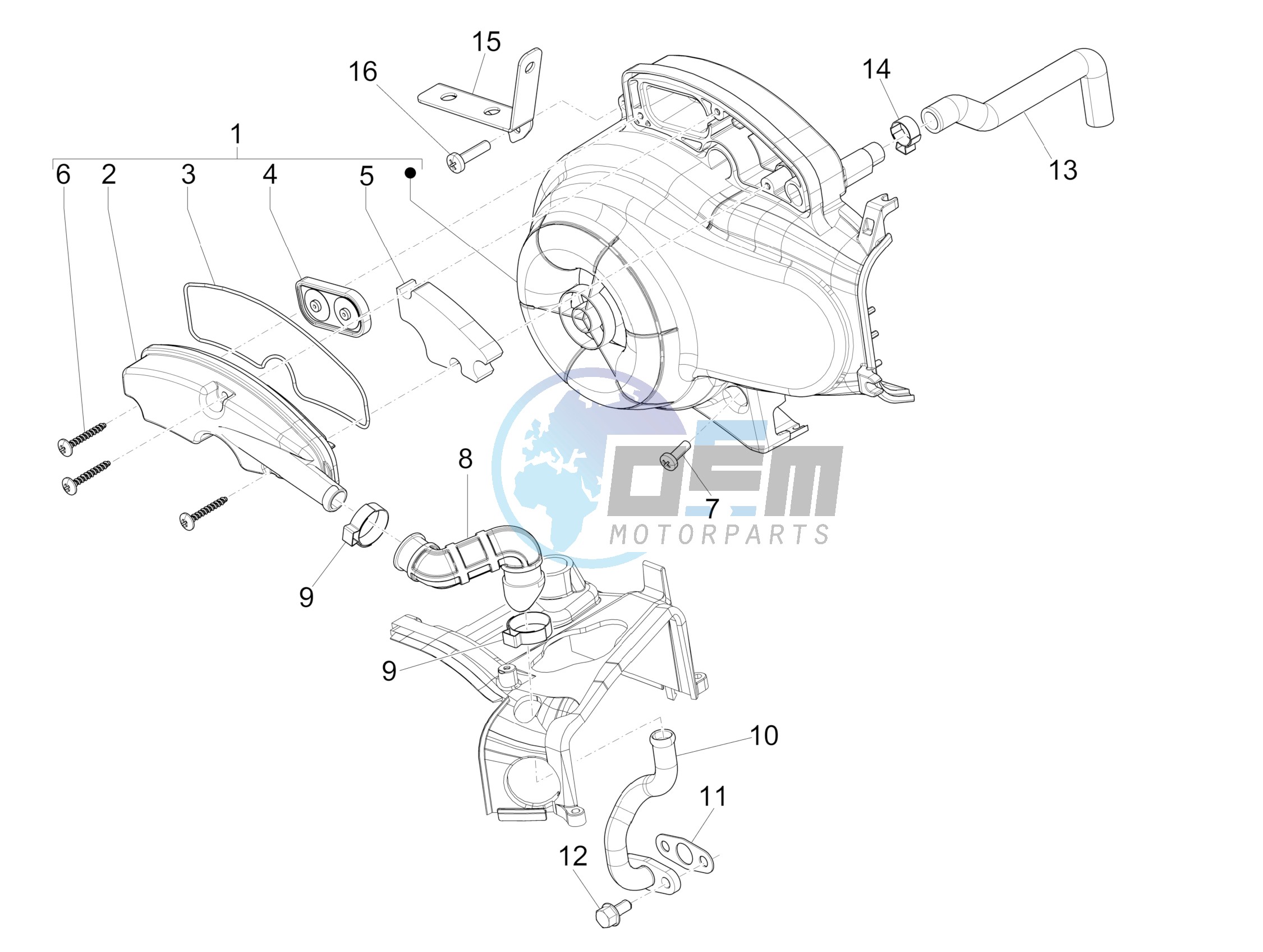 Secondary air box