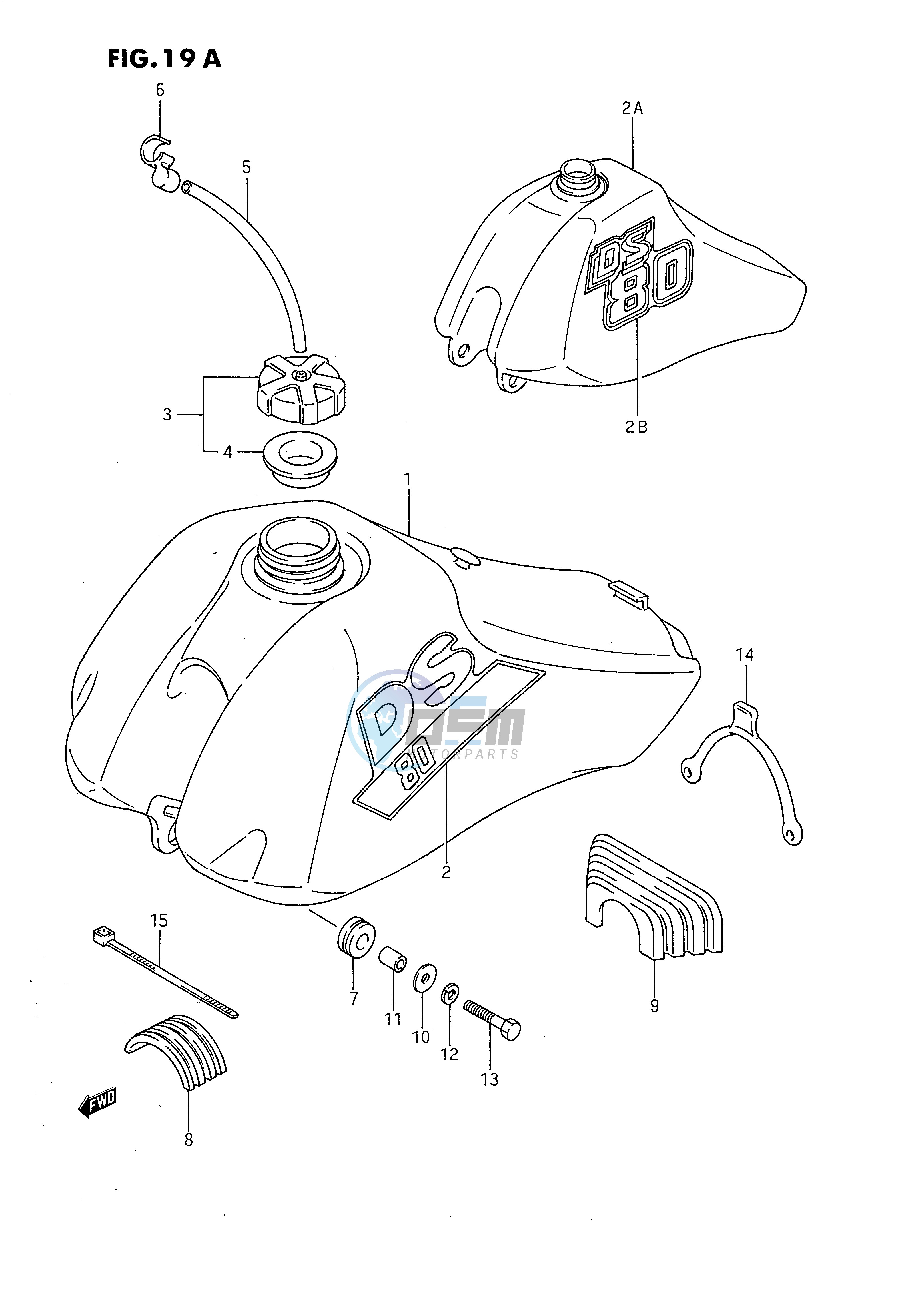 FUEL TANK (MODEL J K)