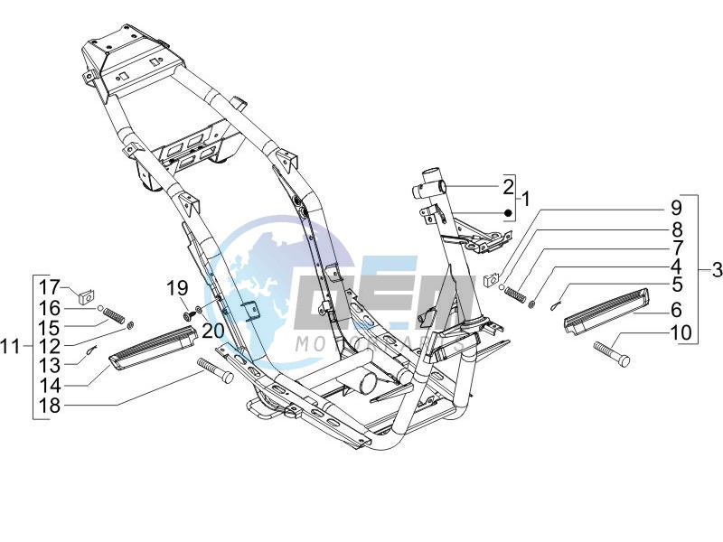 Frame bodywork