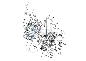 XV VIRAGO 125 drawing CRANKCASE