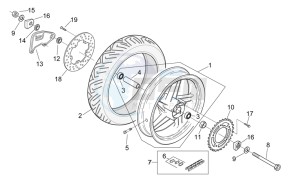 RS 50 drawing Rear Wheel