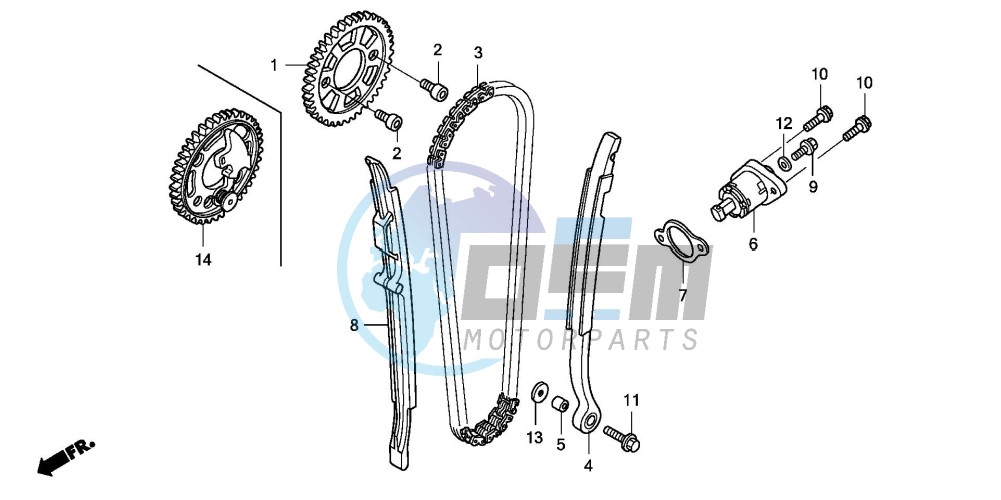 CAM CHAIN/TENSIONER