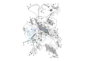 FZ6 FAZER 600 drawing RADIATOR- HOSE