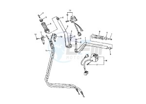 FJR A 1300 drawing STEERING HANDLE – CABLE