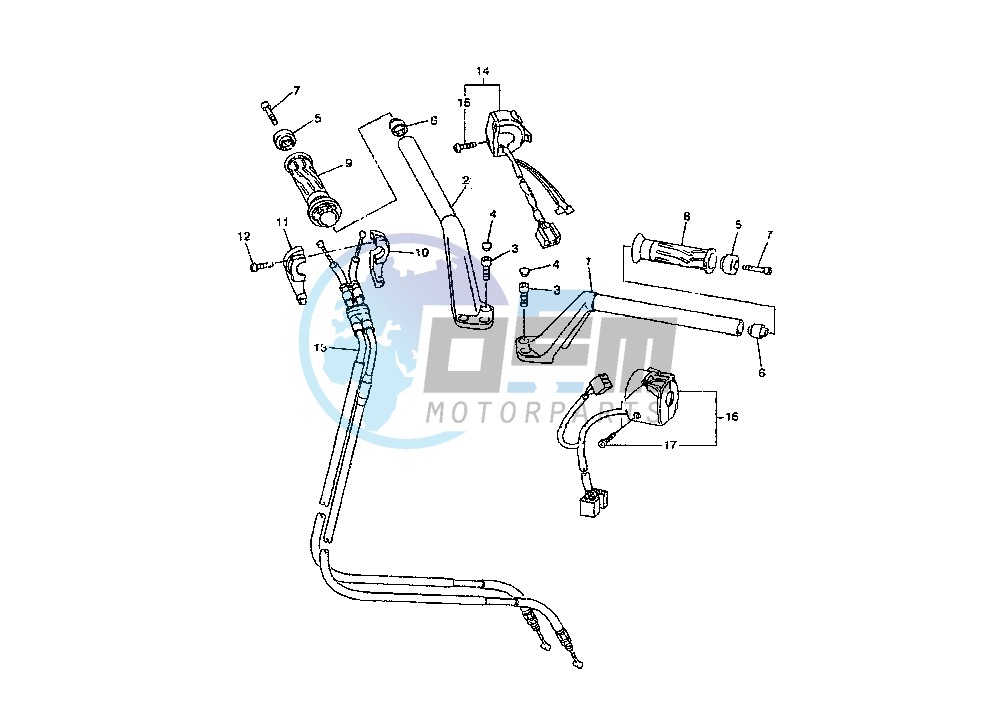 STEERING HANDLE – CABLE