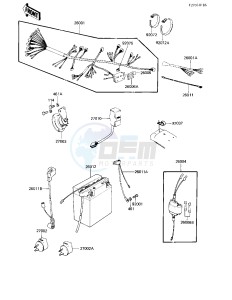 KZ 650 H [CSR] (H3) [CSR] drawing CHASSIS ELECTRICAL EQUIPMENT -- 83 H3- -