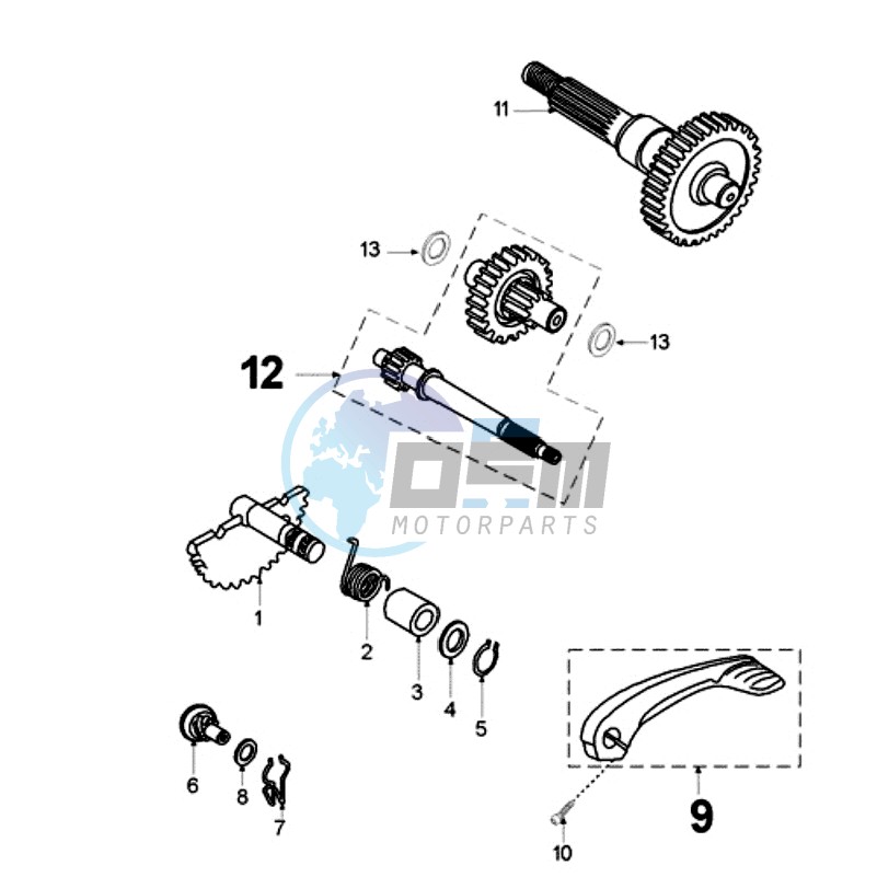 DRIVE SHAFTS / KICKSTARTER