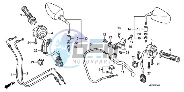 HANDLE LEVER/SWITCH/ CABLE