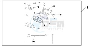 NT700V drawing REAR FOG LIGHT SET