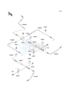 KAF 620 A [MULE 2510 4X4] (A1-A5) [MULE 2510 4X4] drawing BRAKE PIPING