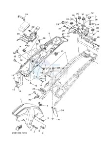 XT1200ZE SUPER TENERE ABS (BP91) drawing FENDER