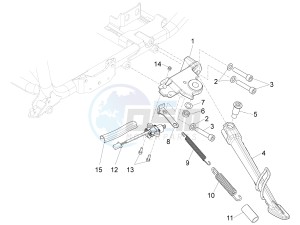 Audace 1400 1380 drawing Central stand