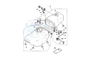 XV VIRAGO 535 drawing SEAT