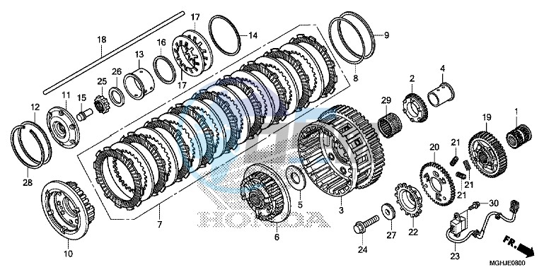 CLUTCH (VFR1200X/XA/XL)