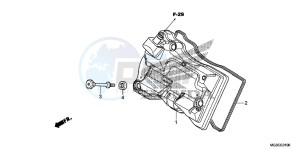 NC700DC Integra E drawing CYLINDER HEAD COVER