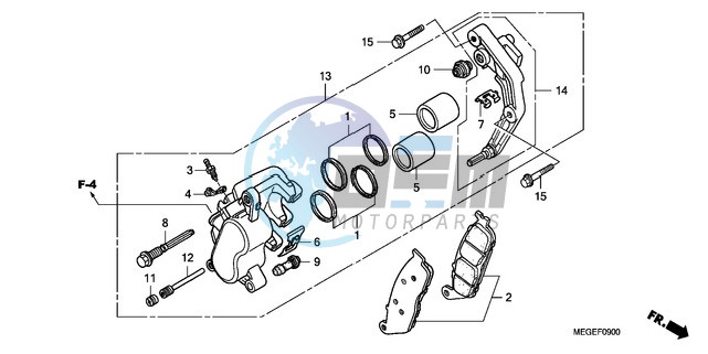 FRONT BRAKE CALIPER