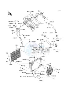 KSF 450 B [KFX450R MONSTER ENERGY] (B8F-B9FB) B8F drawing RADIATOR