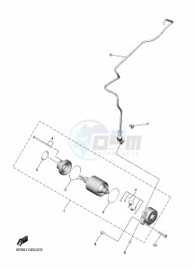 YZ250F (BSB2) drawing STARTING MOTOR